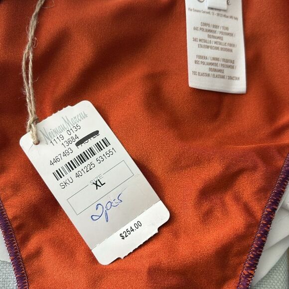 Oseree Lumiere Glitter Halter-style Bikini Set Violet Purple XL NWT - Picture 13 of 13